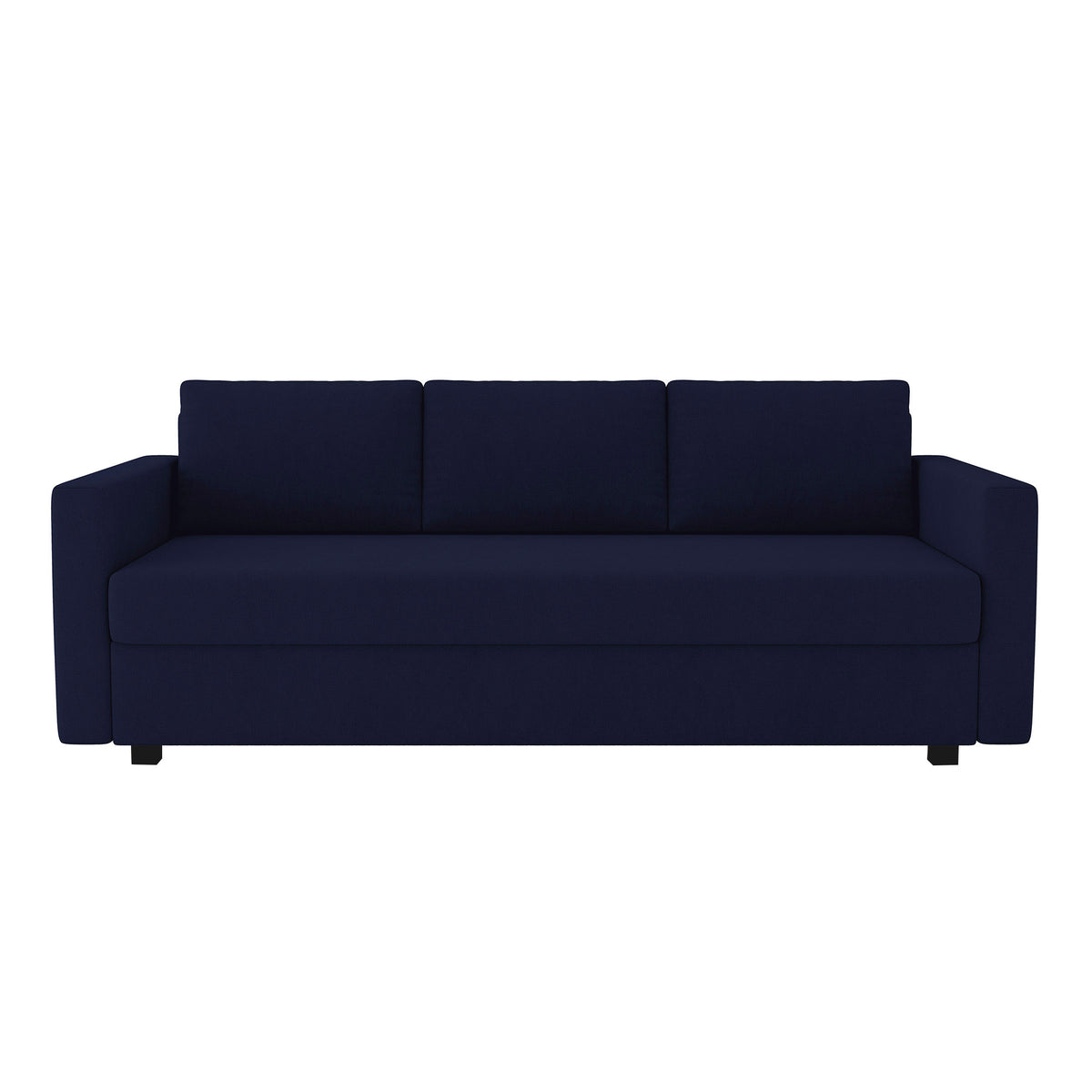 FRIHETEN 3-Seater Sofa Bed Cover-Microfiber Navy blue