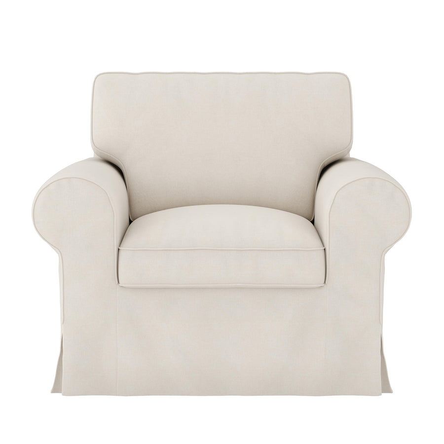 UPPLAND Armchair Cover-Structural Weave Cream