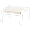 Poang Armchair Ottoman Cover-Structural Weave Cream-Structural Weave