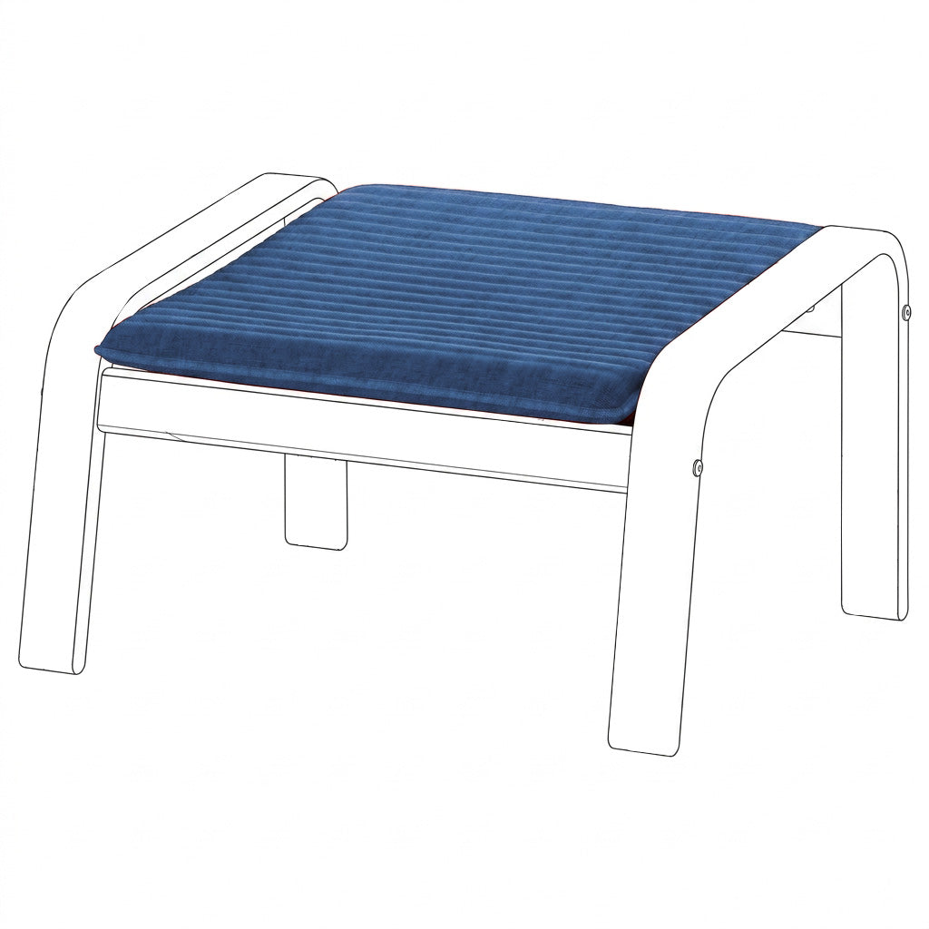 Poang Armchair Ottoman Cover-Structural Weave Cream-Structural Weave