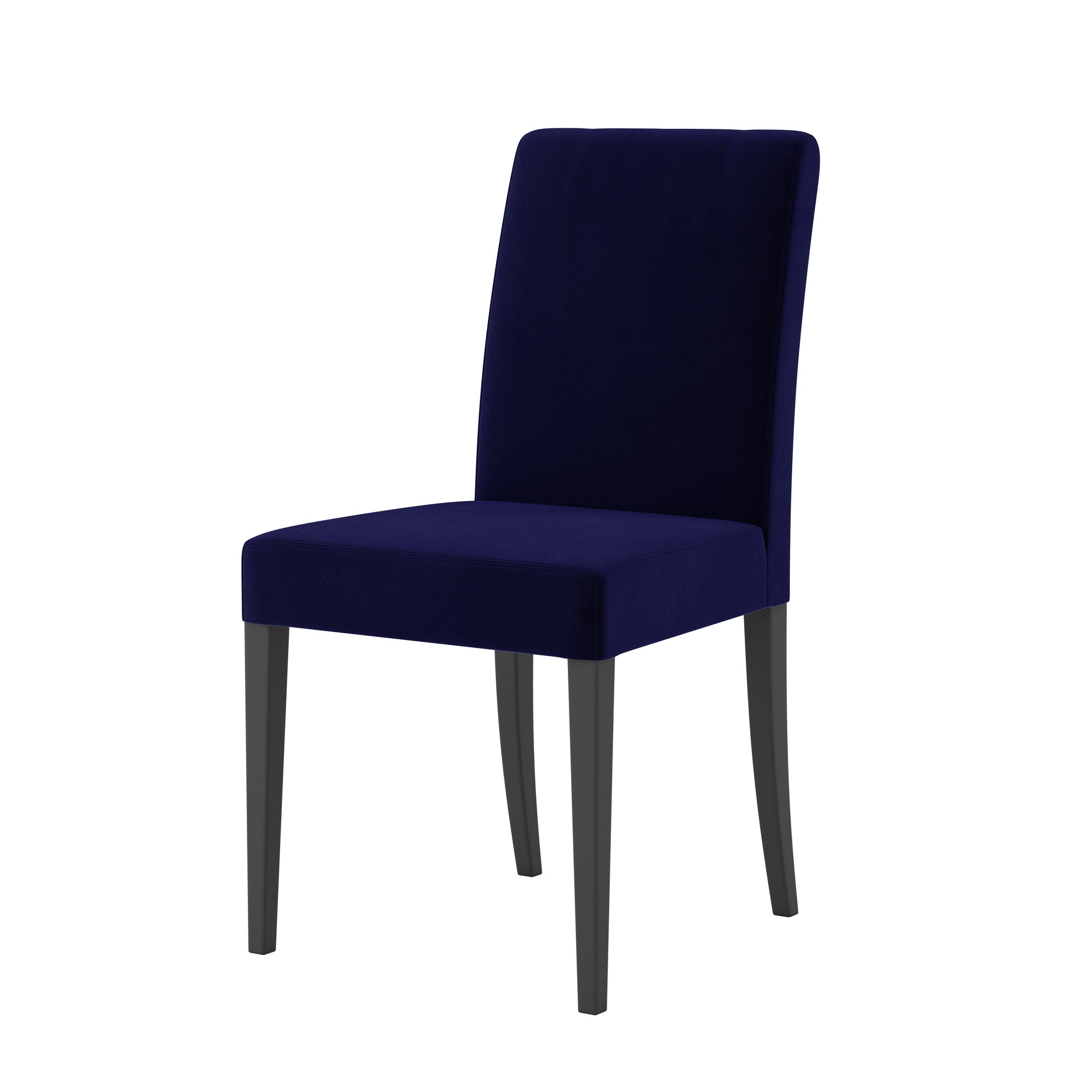 Funda silla comedor BERGMUND-Terciopelo azul cobalto