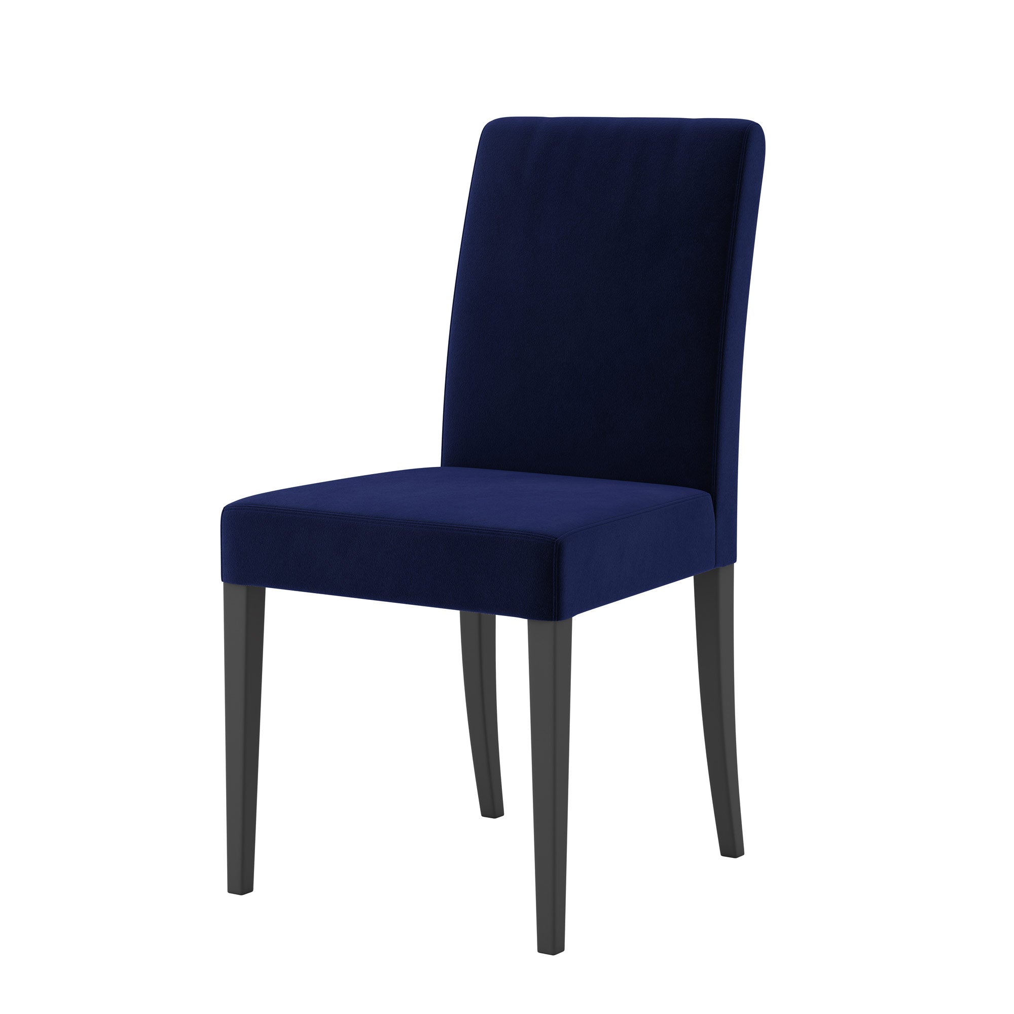 HENRIKSDAL Dining Chair Cover-Velvet Cobalt blue