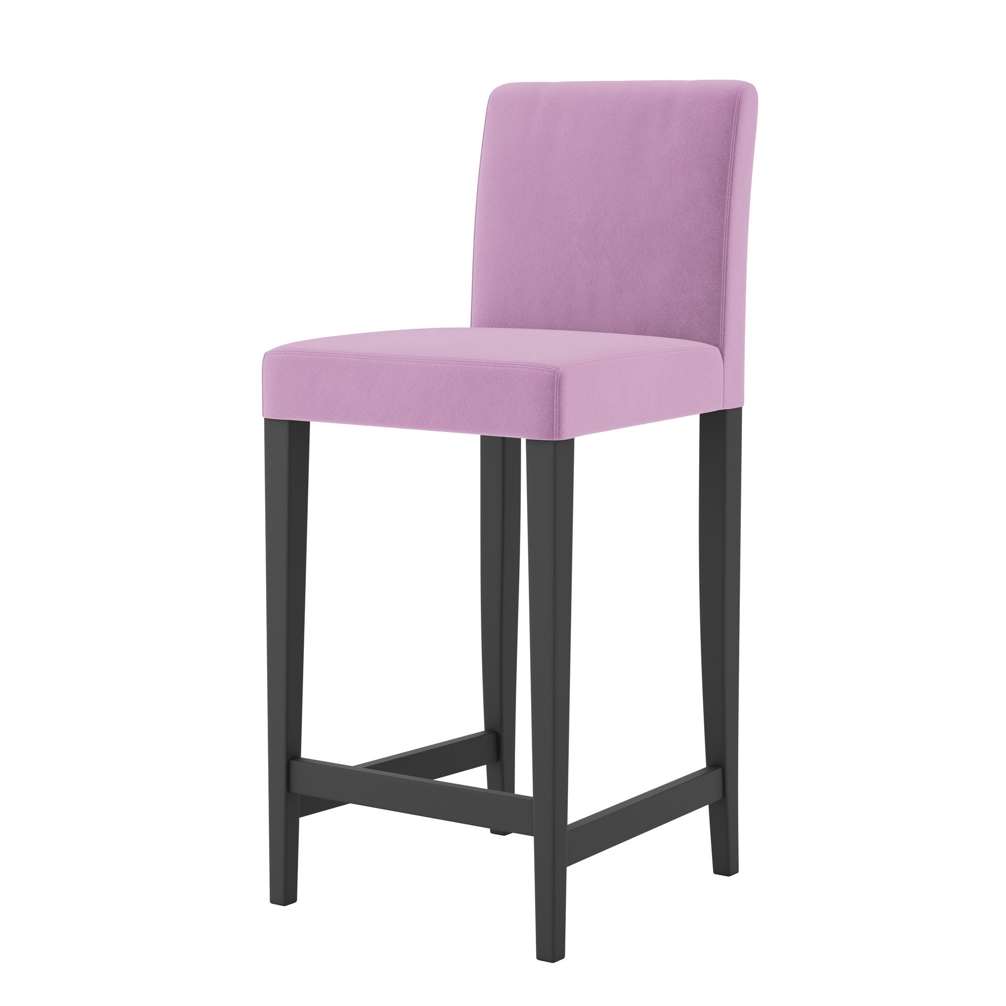 HENRIKSDAL Bar Stool Cover-Velvet Dusty rose
