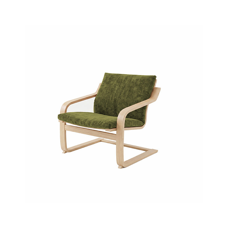 POANG Funda de sillón de respaldo bajo - Chenilla Musgo de invierno