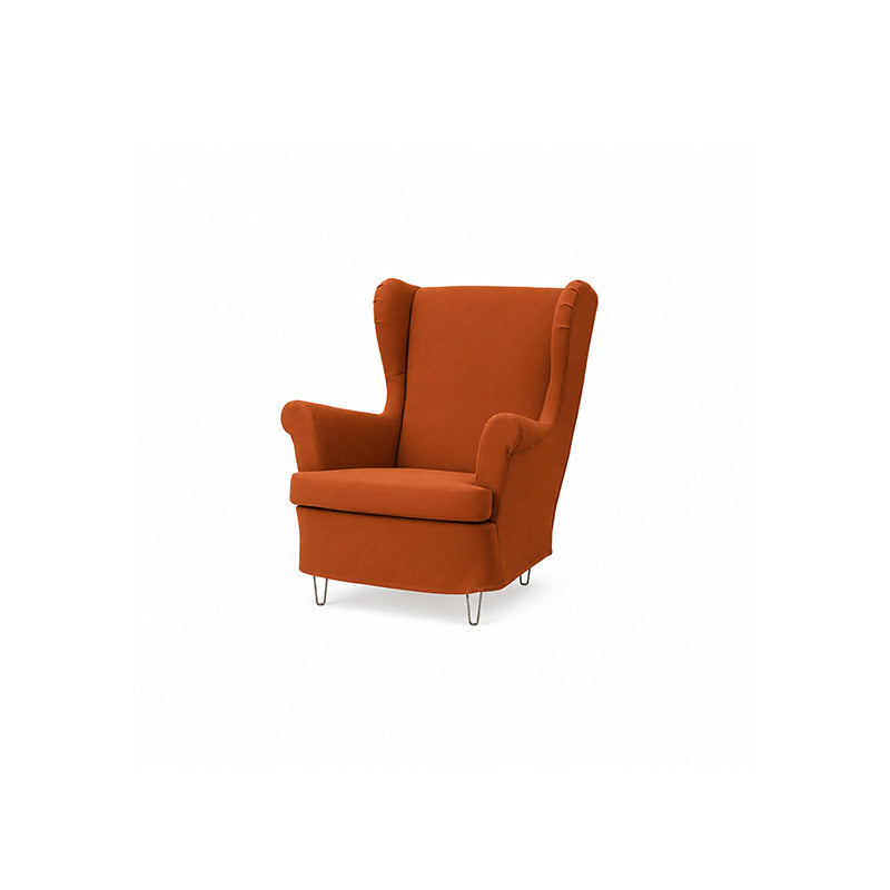 STRANDMON Armchair Cover-Microfiber Terra mauve