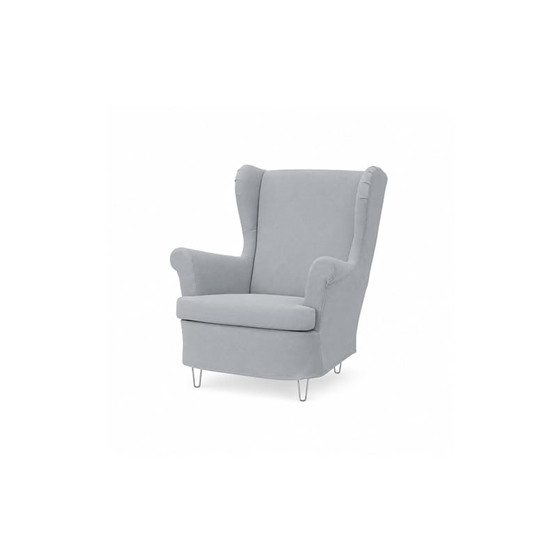 STRANDMON Armchair Cover-Corduroy Gray