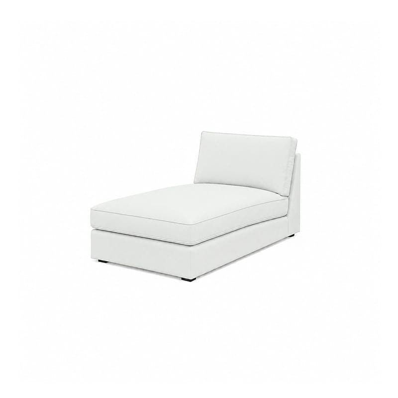 KIVIK Chaise Lounge Cover-Canvas Pure white