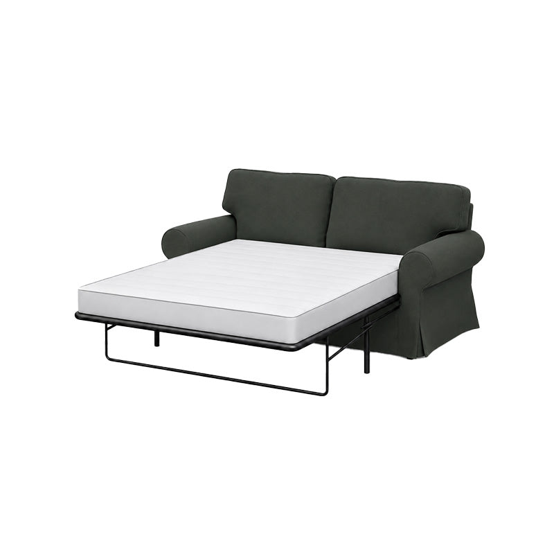 Funda de sofá cama de 2 plazas EKTORP - microfibra color marfil