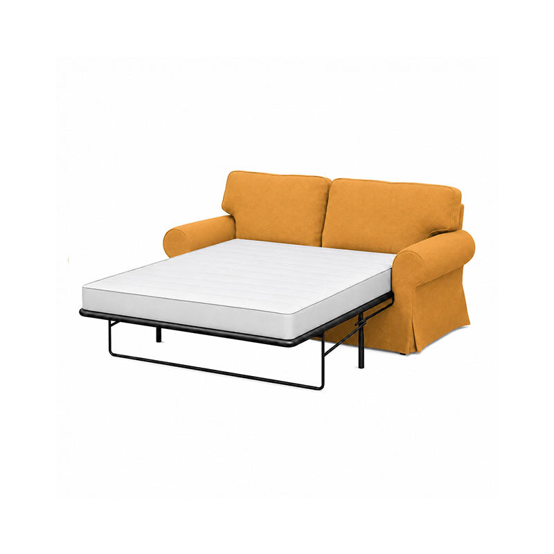 Funda de sofá cama de 2 plazas EKTORP - microfibra color marfil