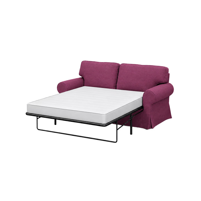 Funda de sofá cama de 2 plazas EKTORP - microfibra color marfil