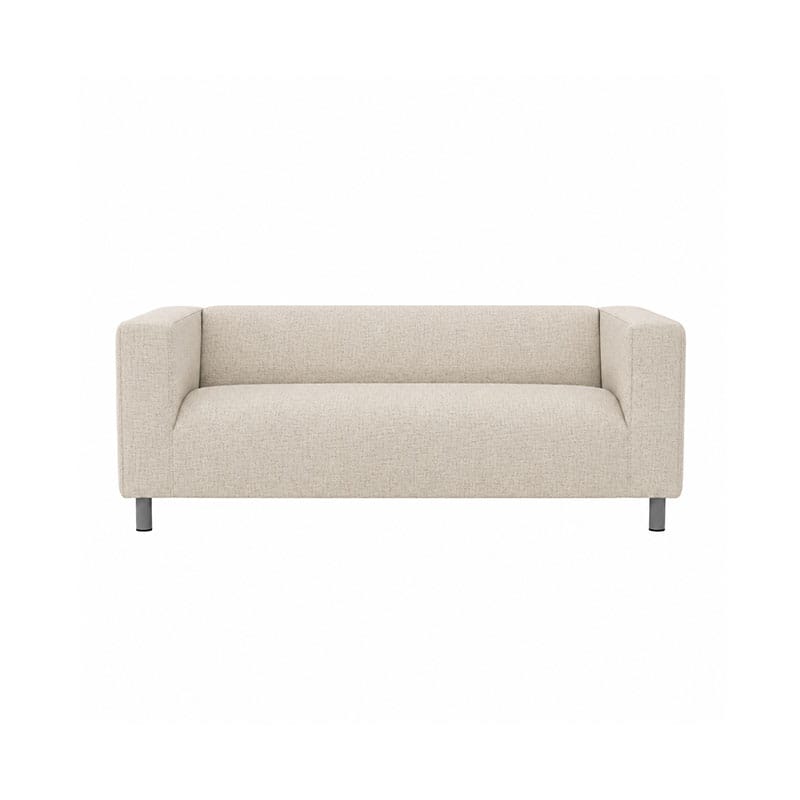 KLIPPAN Loveseat Cover-Patterned Weave  Cream