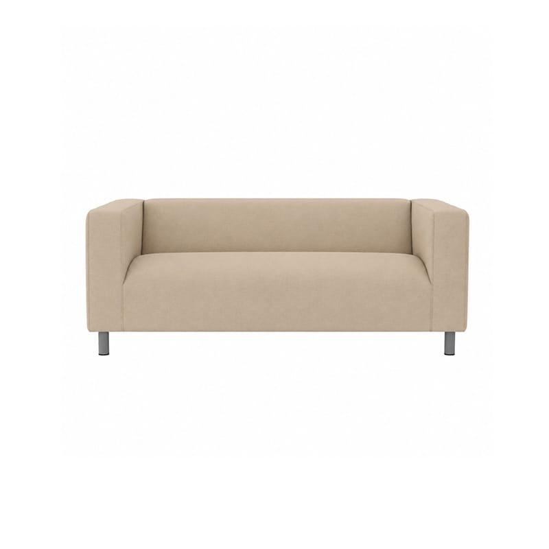 KLIPPAN Loveseat Cover-Canvas Oatmeal