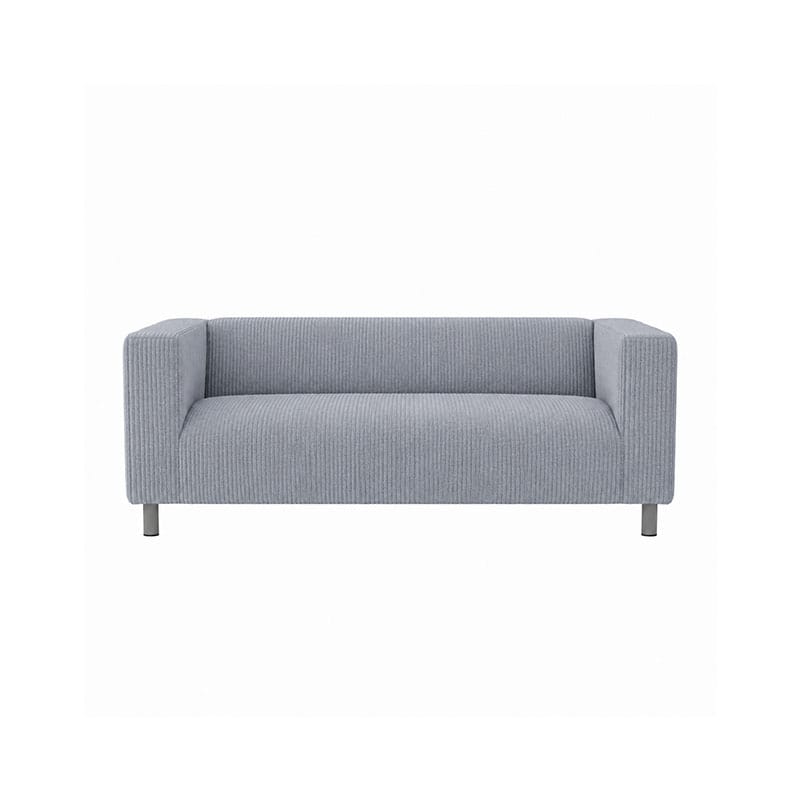 KLIPPAN Loveseat Cover-Corduroy Gray