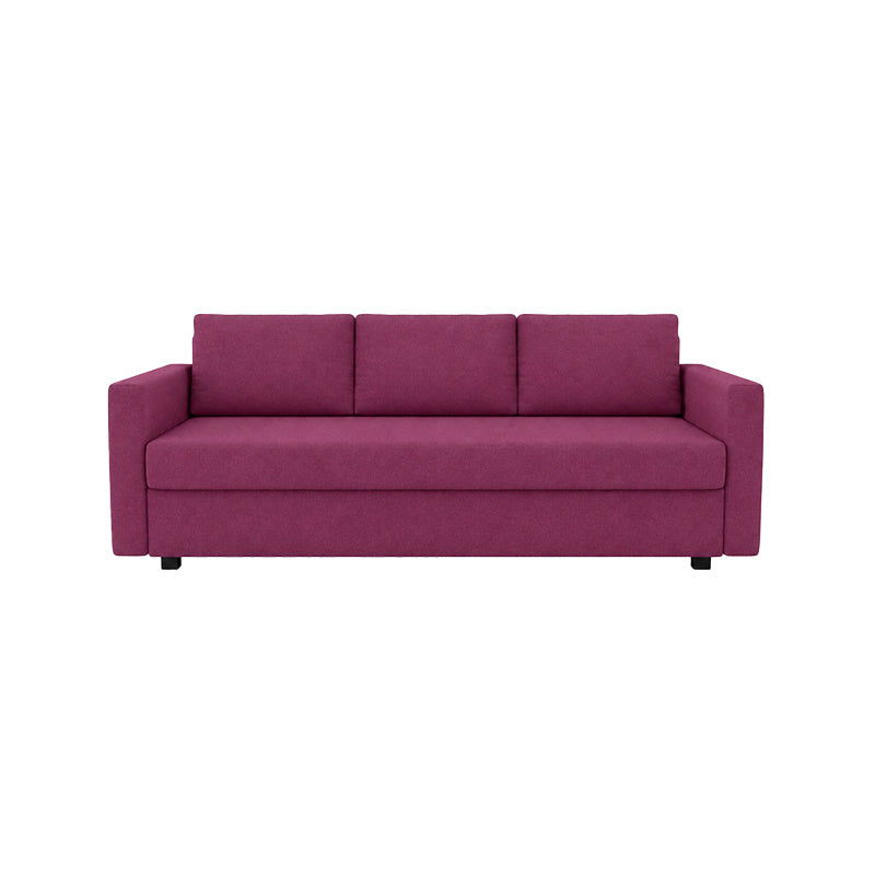 FRIHETEN 3-Seater Sofa Bed Cover-Canvas Berry plum