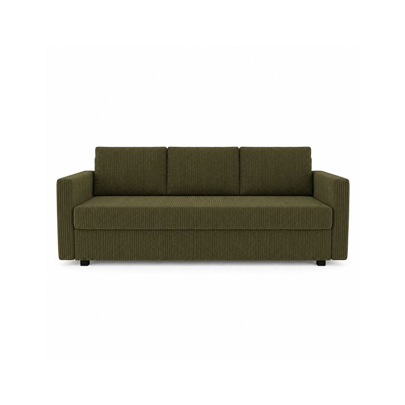 FRIHETEN 3-Seater Sofa Bed Cover-Corduroy Olive