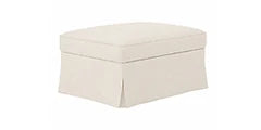 Custom Ottoman Slipcovers
